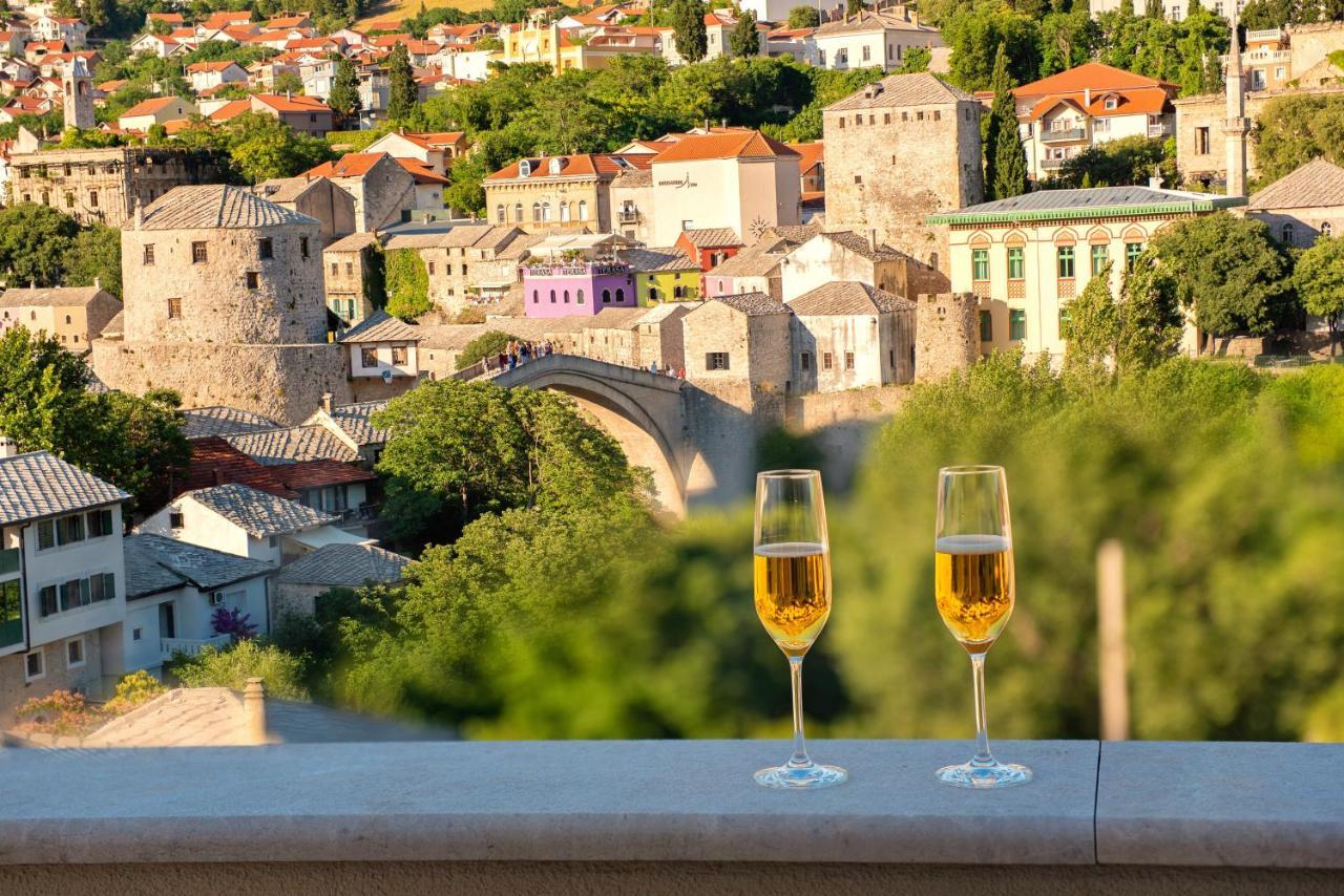 Ferienwohnung Sky Penthouse Old Bridge With Sauna And Jacuzzi Mostar Exterior foto